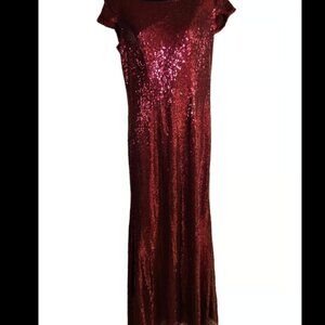 Size L: NWT Witness of Love Full Sequin Gown